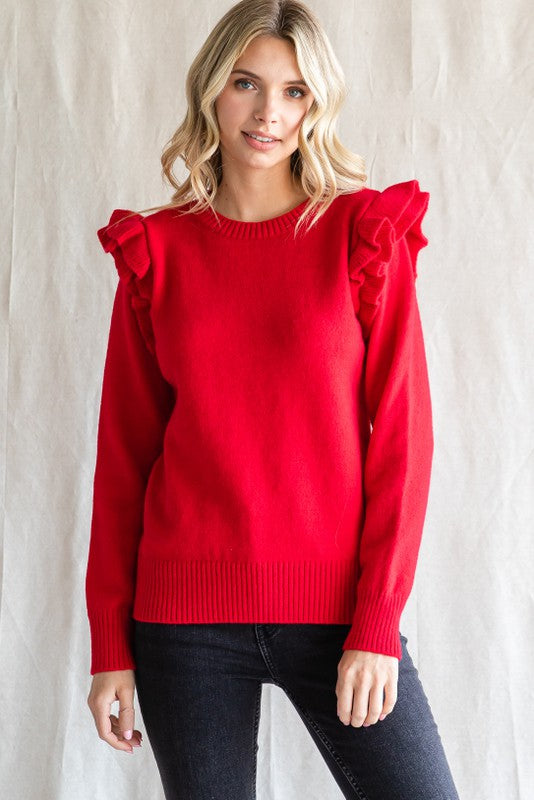 Monica sweater RED