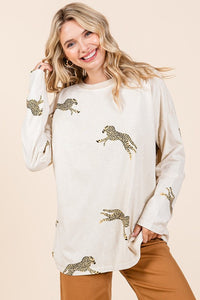 Cheetah sweatshirt