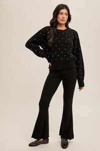 Sparkle sweater BLACK