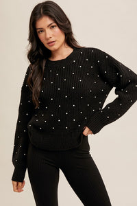 Sparkle sweater BLACK