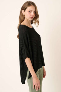 Brynn top BLACK