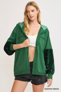 Terry jacket GREEN