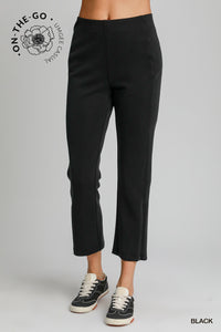 CROP pants BLACK