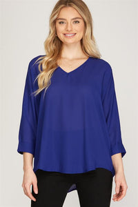 Megan top BLUE