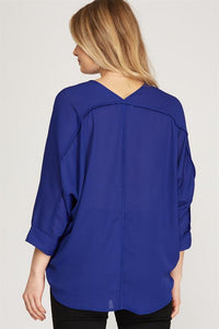 Megan top BLUE