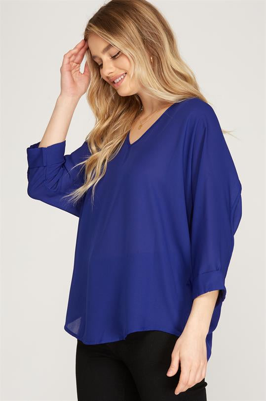 Megan top BLUE