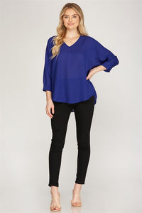 Megan top BLUE