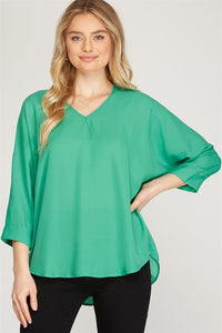 Megan top GREEN