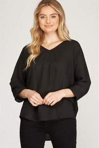 Megan top BLACK