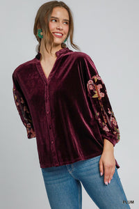 Lindsay top PLUM