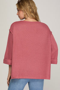 Dusty Rose top