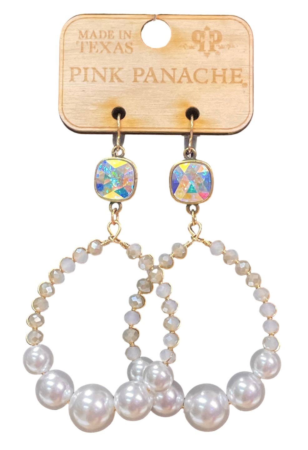 pearl bead earrings