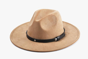 Faux Suede Fedora