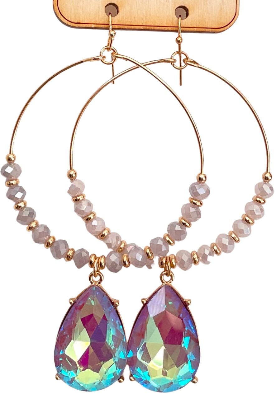 lavender earrings