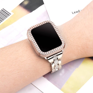 ROSE GOLD  Crystal Bling Apple Watch Case Frame